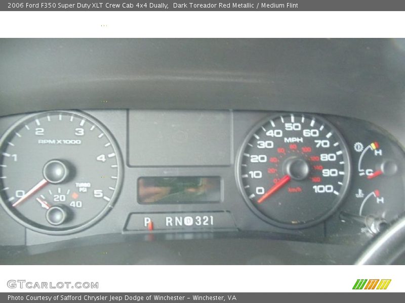 Dark Toreador Red Metallic / Medium Flint 2006 Ford F350 Super Duty XLT Crew Cab 4x4 Dually