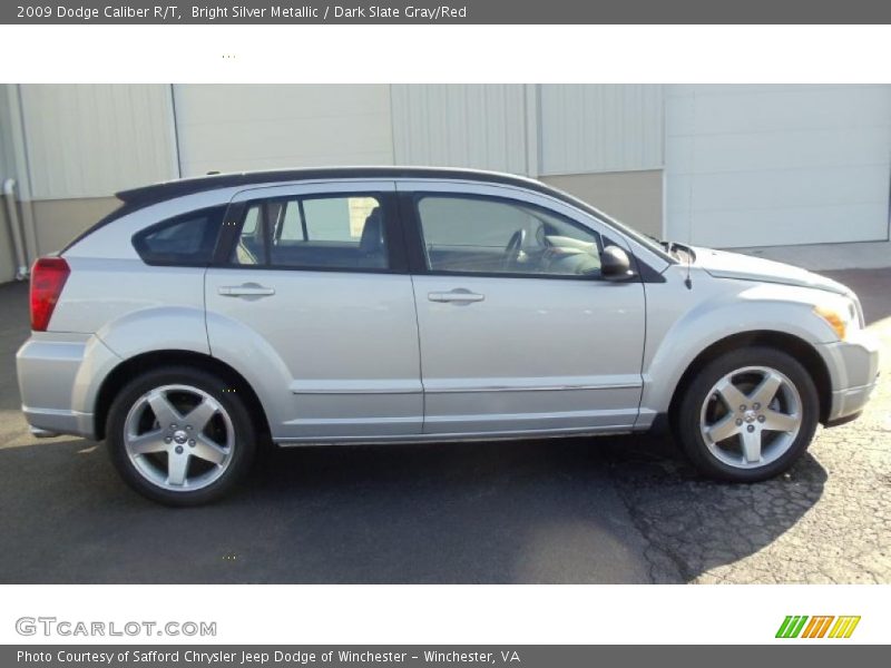Bright Silver Metallic / Dark Slate Gray/Red 2009 Dodge Caliber R/T