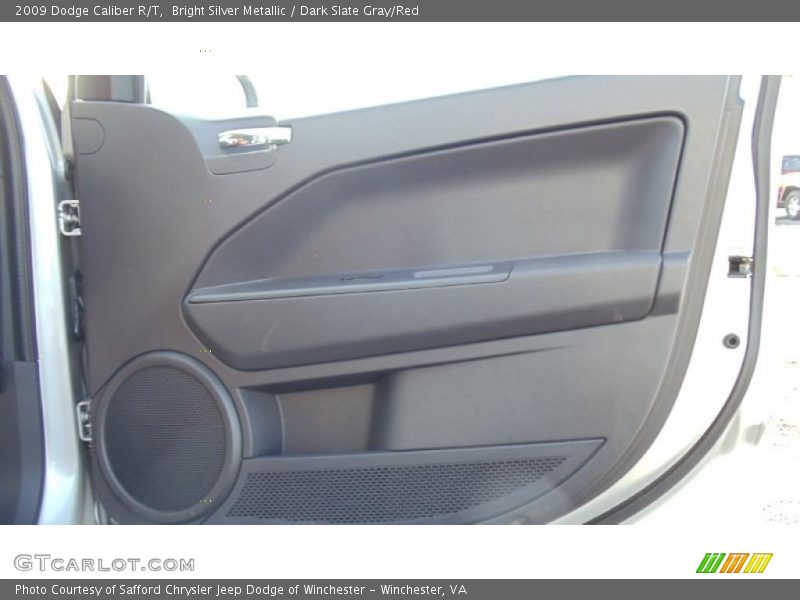 Bright Silver Metallic / Dark Slate Gray/Red 2009 Dodge Caliber R/T