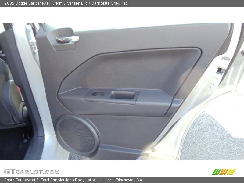 Bright Silver Metallic / Dark Slate Gray/Red 2009 Dodge Caliber R/T