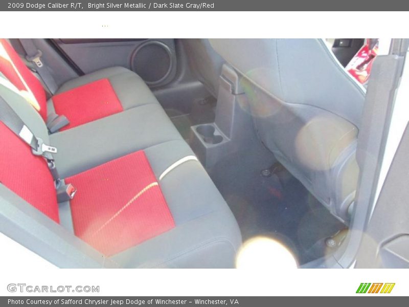 Bright Silver Metallic / Dark Slate Gray/Red 2009 Dodge Caliber R/T
