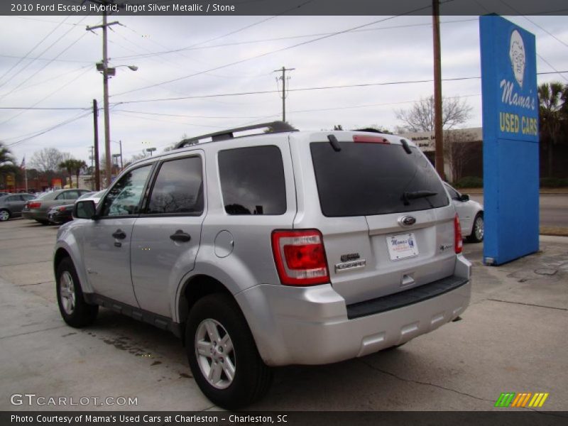 Ingot Silver Metallic / Stone 2010 Ford Escape Hybrid