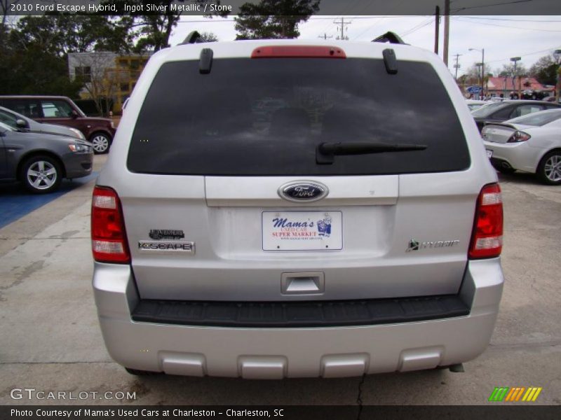 Ingot Silver Metallic / Stone 2010 Ford Escape Hybrid