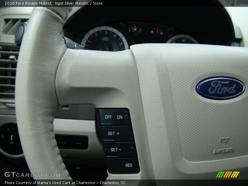 Ingot Silver Metallic / Stone 2010 Ford Escape Hybrid