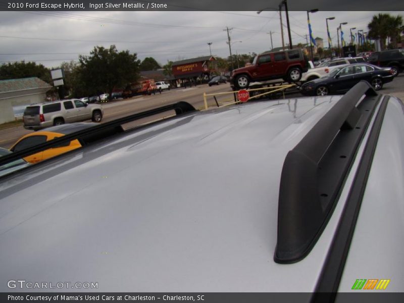 Ingot Silver Metallic / Stone 2010 Ford Escape Hybrid