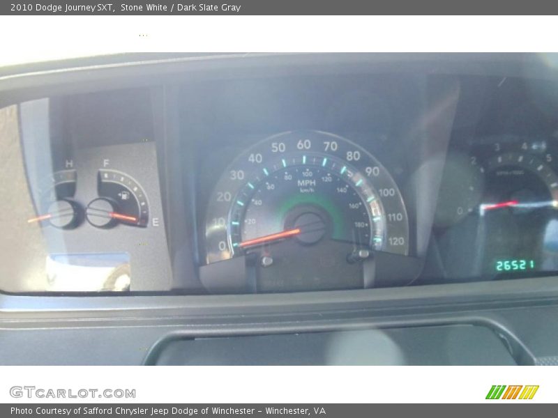 Stone White / Dark Slate Gray 2010 Dodge Journey SXT