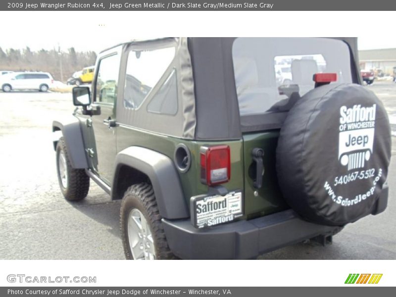 Jeep Green Metallic / Dark Slate Gray/Medium Slate Gray 2009 Jeep Wrangler Rubicon 4x4