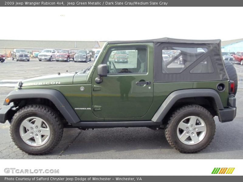  2009 Wrangler Rubicon 4x4 Jeep Green Metallic