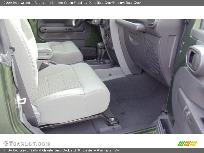 Jeep Green Metallic / Dark Slate Gray/Medium Slate Gray 2009 Jeep Wrangler Rubicon 4x4