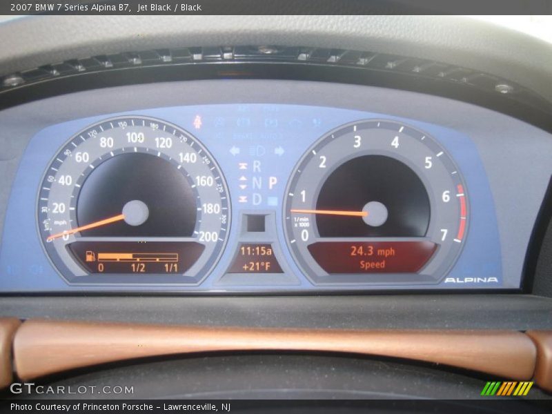  2007 7 Series Alpina B7 Alpina B7 Gauges