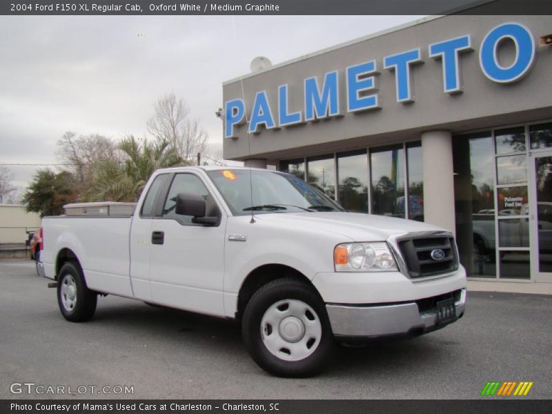 Oxford White / Medium Graphite 2004 Ford F150 XL Regular Cab