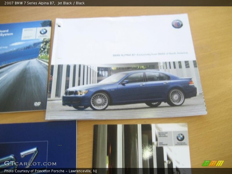 Jet Black / Black 2007 BMW 7 Series Alpina B7