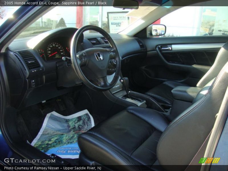 Black Interior - 2005 Accord EX-L Coupe 