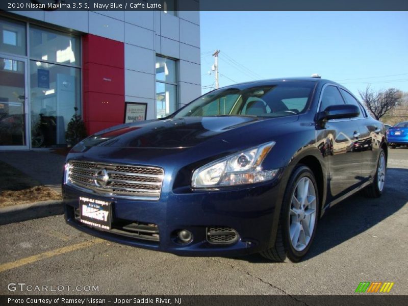 Navy Blue / Caffe Latte 2010 Nissan Maxima 3.5 S