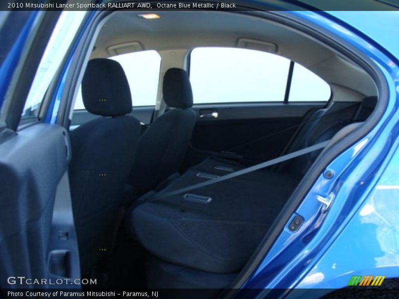 Octane Blue Metallic / Black 2010 Mitsubishi Lancer Sportback RALLIART AWD