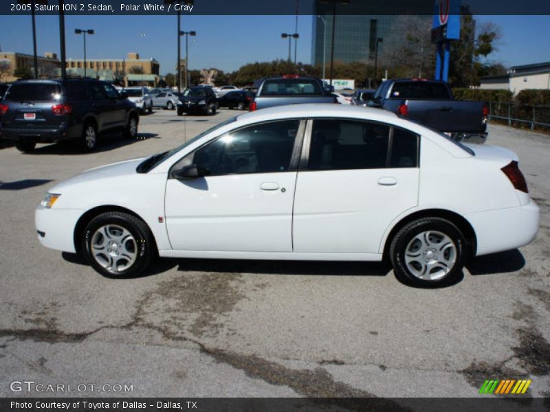 Polar White / Gray 2005 Saturn ION 2 Sedan