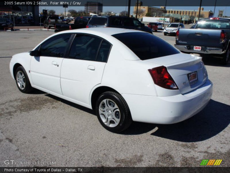 Polar White / Gray 2005 Saturn ION 2 Sedan