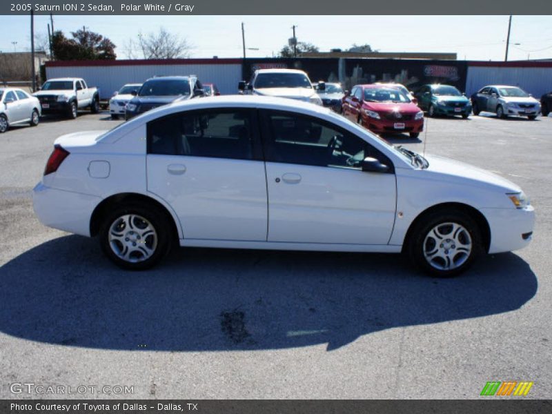 Polar White / Gray 2005 Saturn ION 2 Sedan