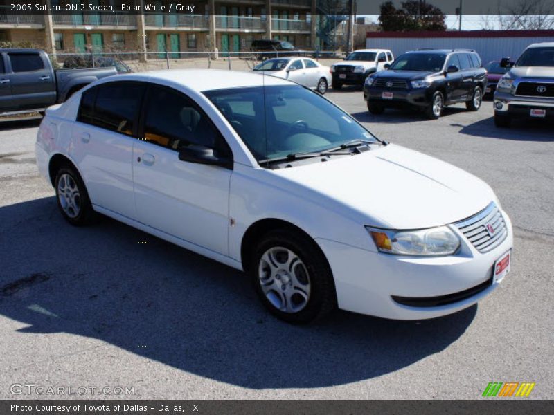 Polar White / Gray 2005 Saturn ION 2 Sedan