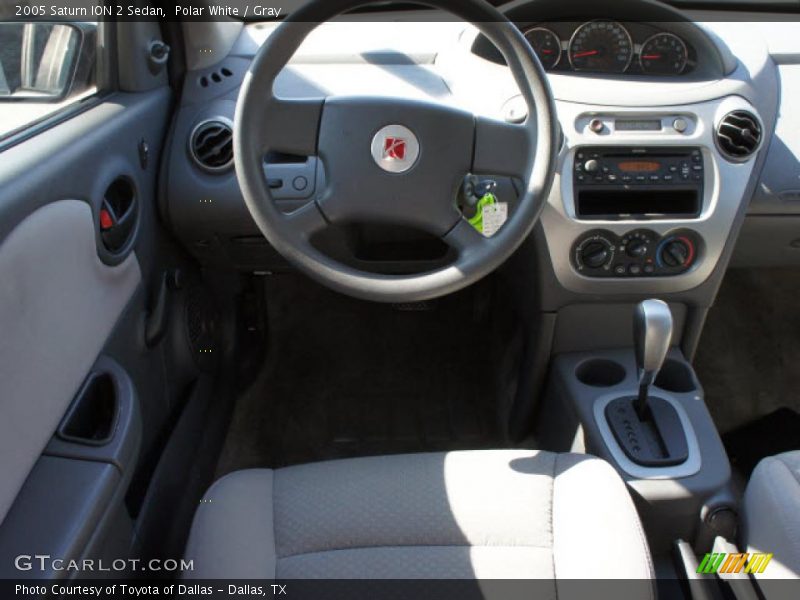 Polar White / Gray 2005 Saturn ION 2 Sedan
