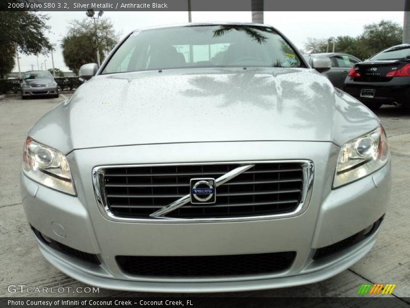 Silver Metallic / Anthracite Black 2008 Volvo S80 3.2