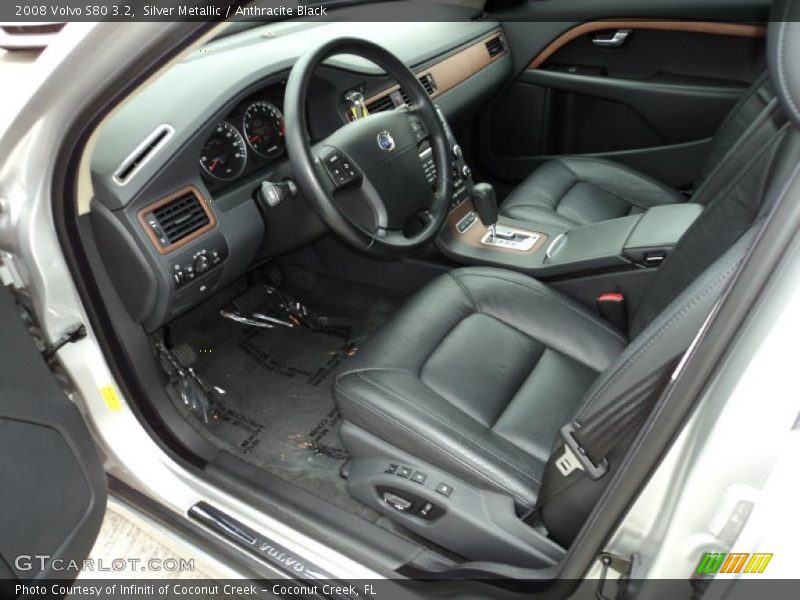 Silver Metallic / Anthracite Black 2008 Volvo S80 3.2