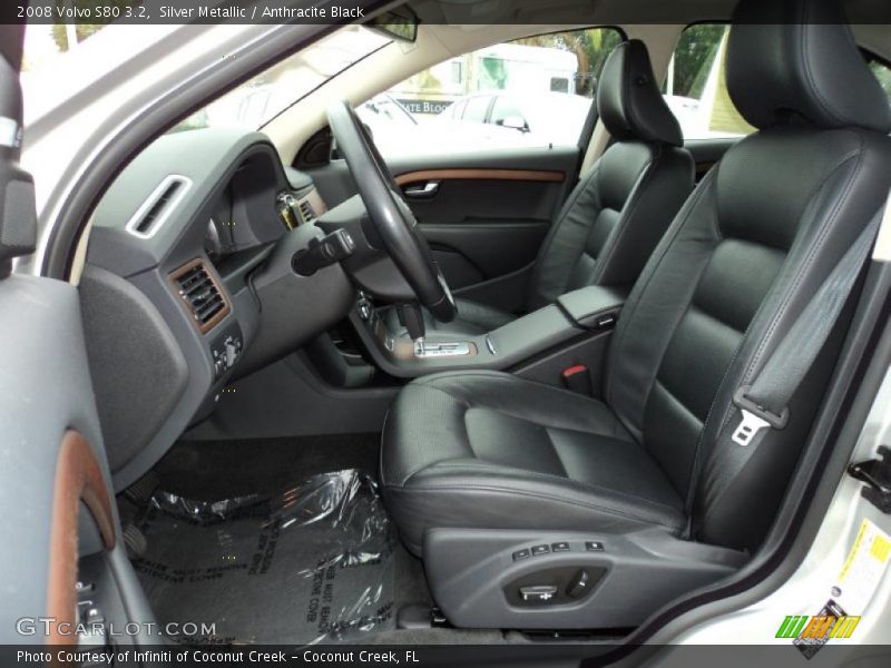 Silver Metallic / Anthracite Black 2008 Volvo S80 3.2