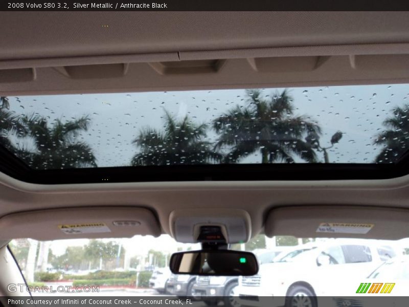 Silver Metallic / Anthracite Black 2008 Volvo S80 3.2
