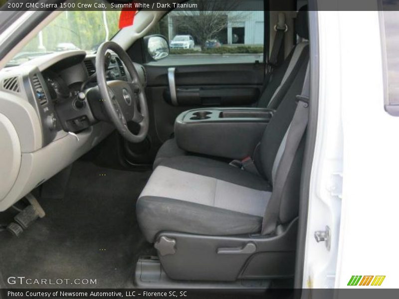Summit White / Dark Titanium 2007 GMC Sierra 1500 Crew Cab