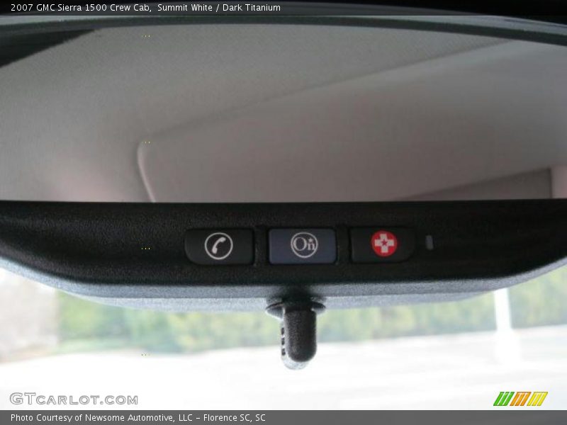 Summit White / Dark Titanium 2007 GMC Sierra 1500 Crew Cab