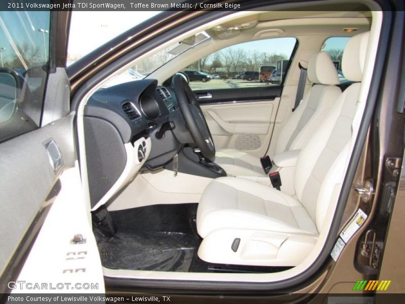 Toffee Brown Metallic / Cornsilk Beige 2011 Volkswagen Jetta TDI SportWagen