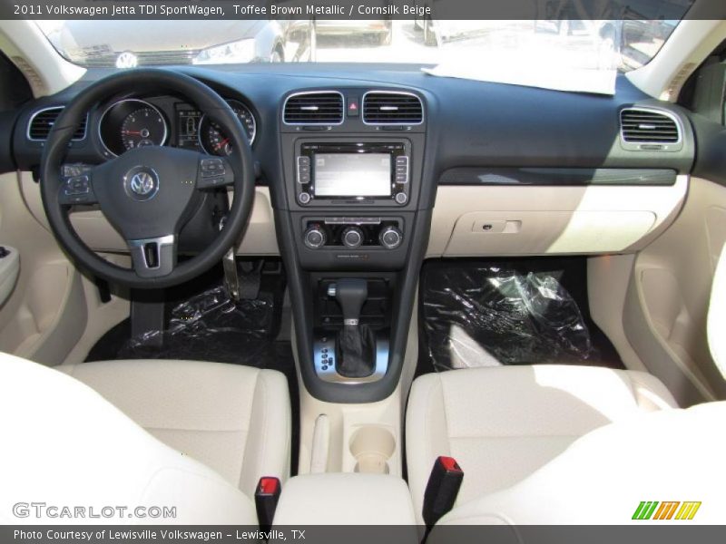 Toffee Brown Metallic / Cornsilk Beige 2011 Volkswagen Jetta TDI SportWagen