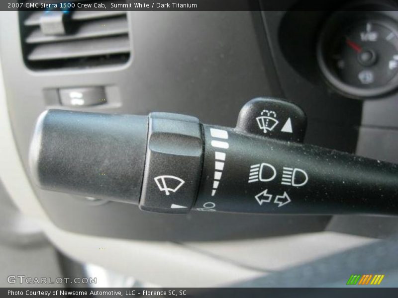 Summit White / Dark Titanium 2007 GMC Sierra 1500 Crew Cab