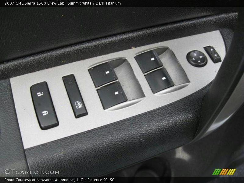 Summit White / Dark Titanium 2007 GMC Sierra 1500 Crew Cab