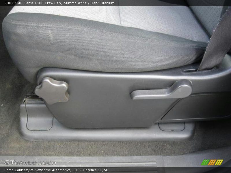 Summit White / Dark Titanium 2007 GMC Sierra 1500 Crew Cab