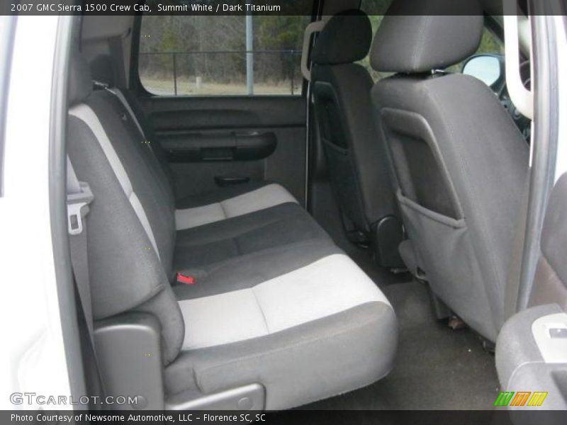 Summit White / Dark Titanium 2007 GMC Sierra 1500 Crew Cab