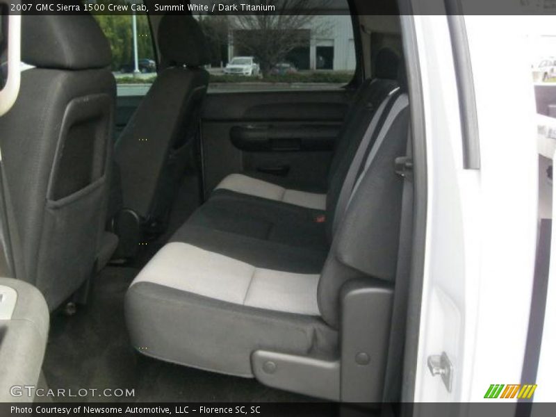 Summit White / Dark Titanium 2007 GMC Sierra 1500 Crew Cab