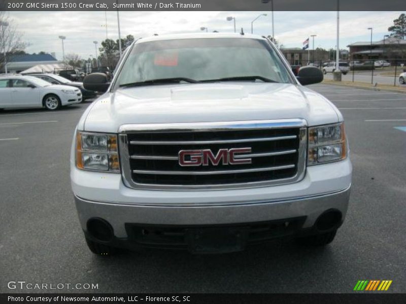 Summit White / Dark Titanium 2007 GMC Sierra 1500 Crew Cab