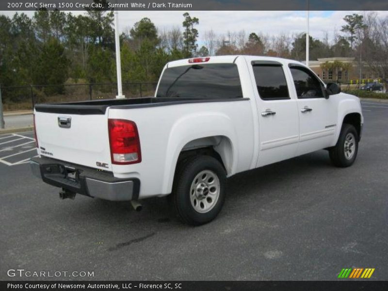Summit White / Dark Titanium 2007 GMC Sierra 1500 Crew Cab