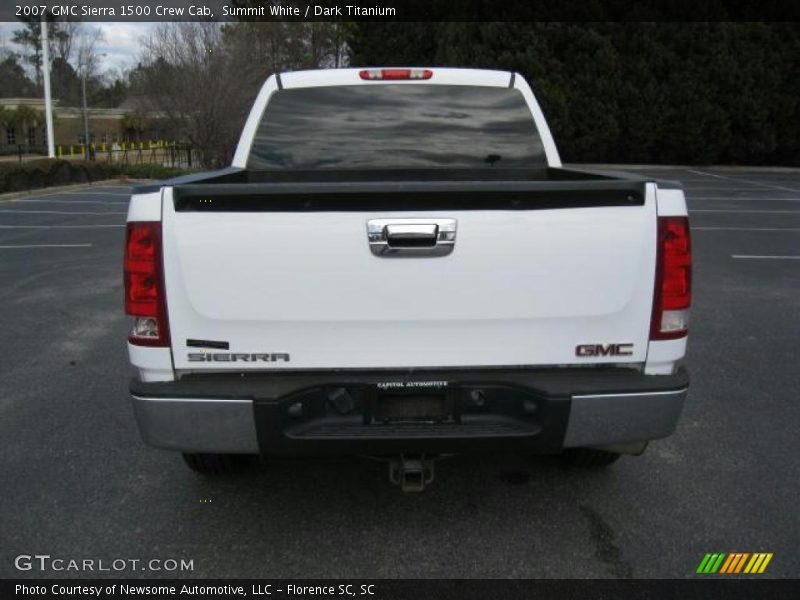 Summit White / Dark Titanium 2007 GMC Sierra 1500 Crew Cab