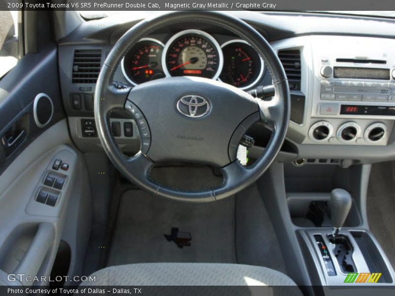 Magnetic Gray Metallic / Graphite Gray 2009 Toyota Tacoma V6 SR5 PreRunner Double Cab
