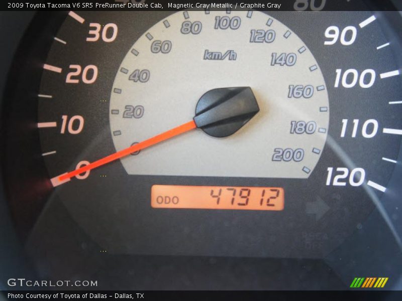 Magnetic Gray Metallic / Graphite Gray 2009 Toyota Tacoma V6 SR5 PreRunner Double Cab
