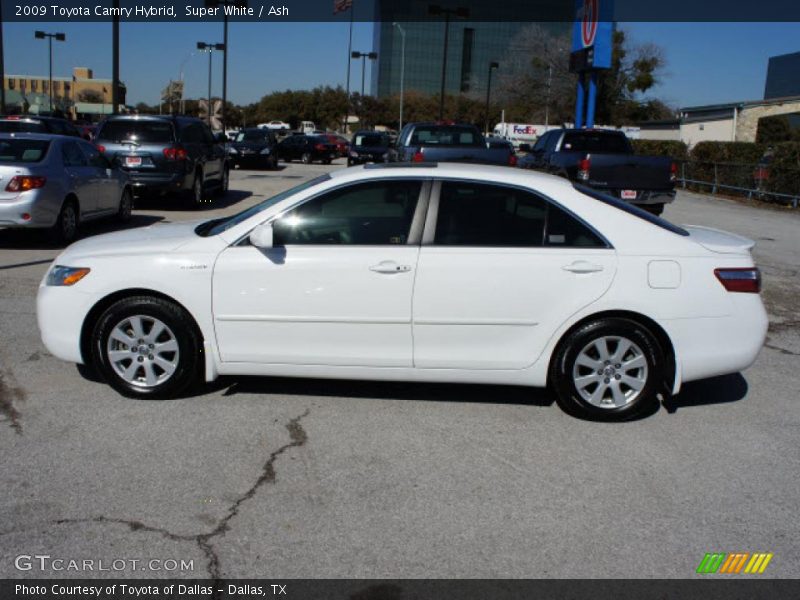 Super White / Ash 2009 Toyota Camry Hybrid