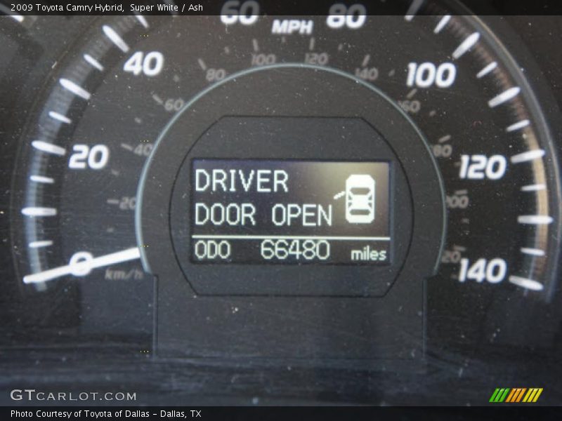 Super White / Ash 2009 Toyota Camry Hybrid
