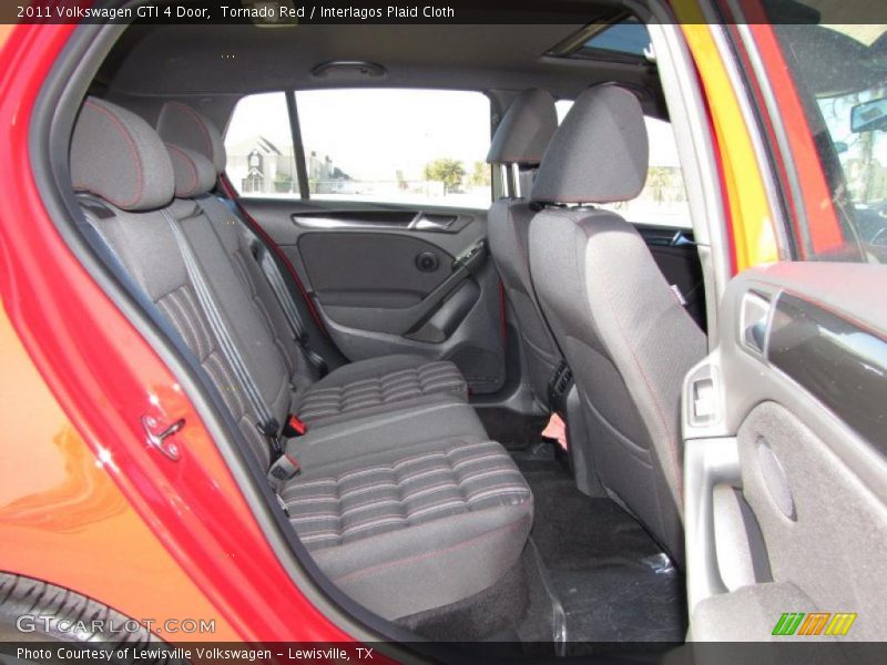 Tornado Red / Interlagos Plaid Cloth 2011 Volkswagen GTI 4 Door