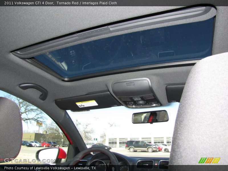 Tornado Red / Interlagos Plaid Cloth 2011 Volkswagen GTI 4 Door