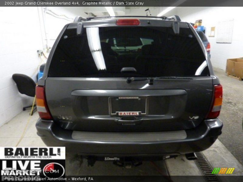 Graphite Metallic / Dark Slate Gray 2002 Jeep Grand Cherokee Overland 4x4