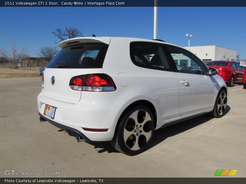 Candy White / Interlagos Plaid Cloth 2011 Volkswagen GTI 2 Door