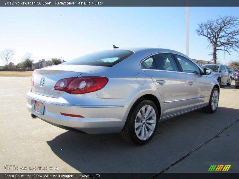 Reflex Silver Metallic / Black 2012 Volkswagen CC Sport