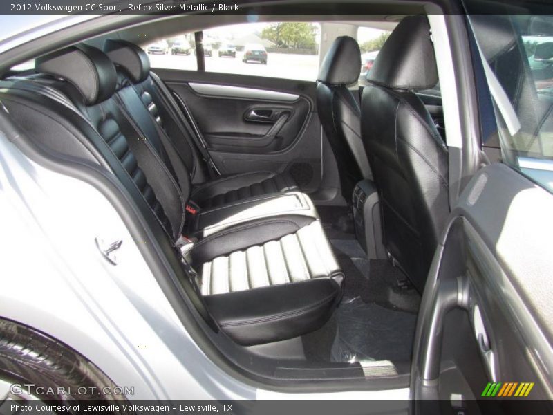 Reflex Silver Metallic / Black 2012 Volkswagen CC Sport